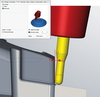  – Reliable 5-axis machining with defined clearance angle between the tool chank and workpiece.