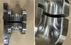  – <em>hyper</em>MILL<sup>®</sup> 5-axis half pipe strategy used to efficiently program tube bending die.<br /><em>Source: Enmark</em>