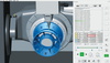 – A stored machine model is used to check whether limit switches are exceeded during 2.5D, 3D, 3+2 and 5-axis simultaneous machining operations. This involves checking the linear and rotary axes as well as the parallel axes